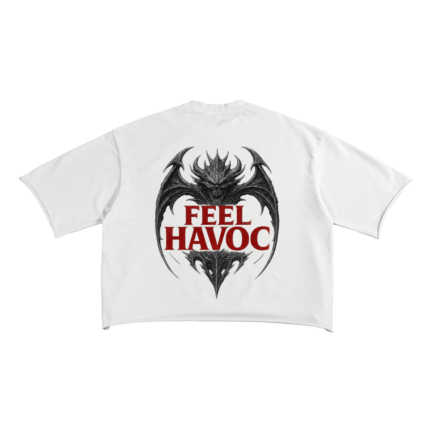 French Terry Raw Edge T-Shirt