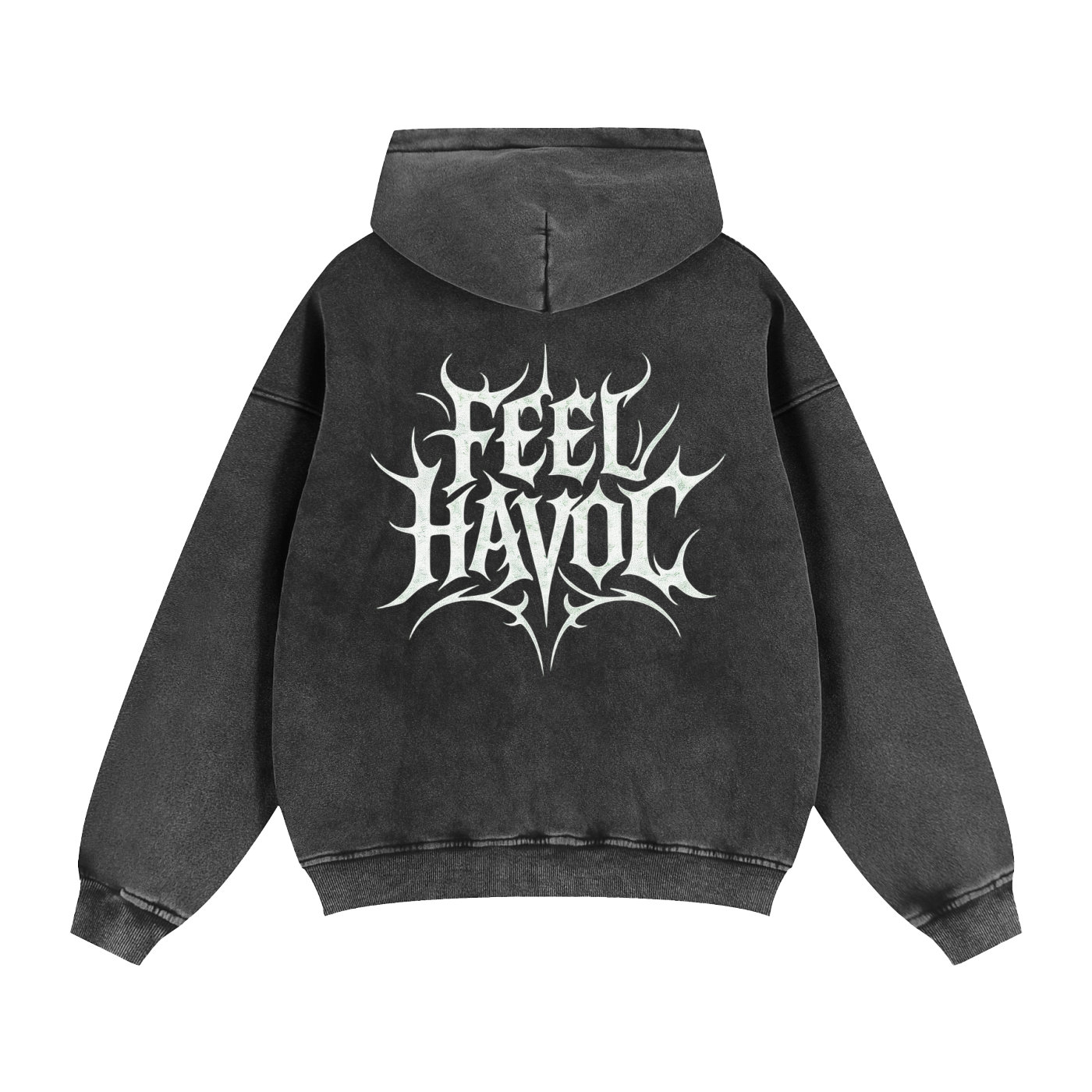 Zip-Through Boxy Fleece Hoodie