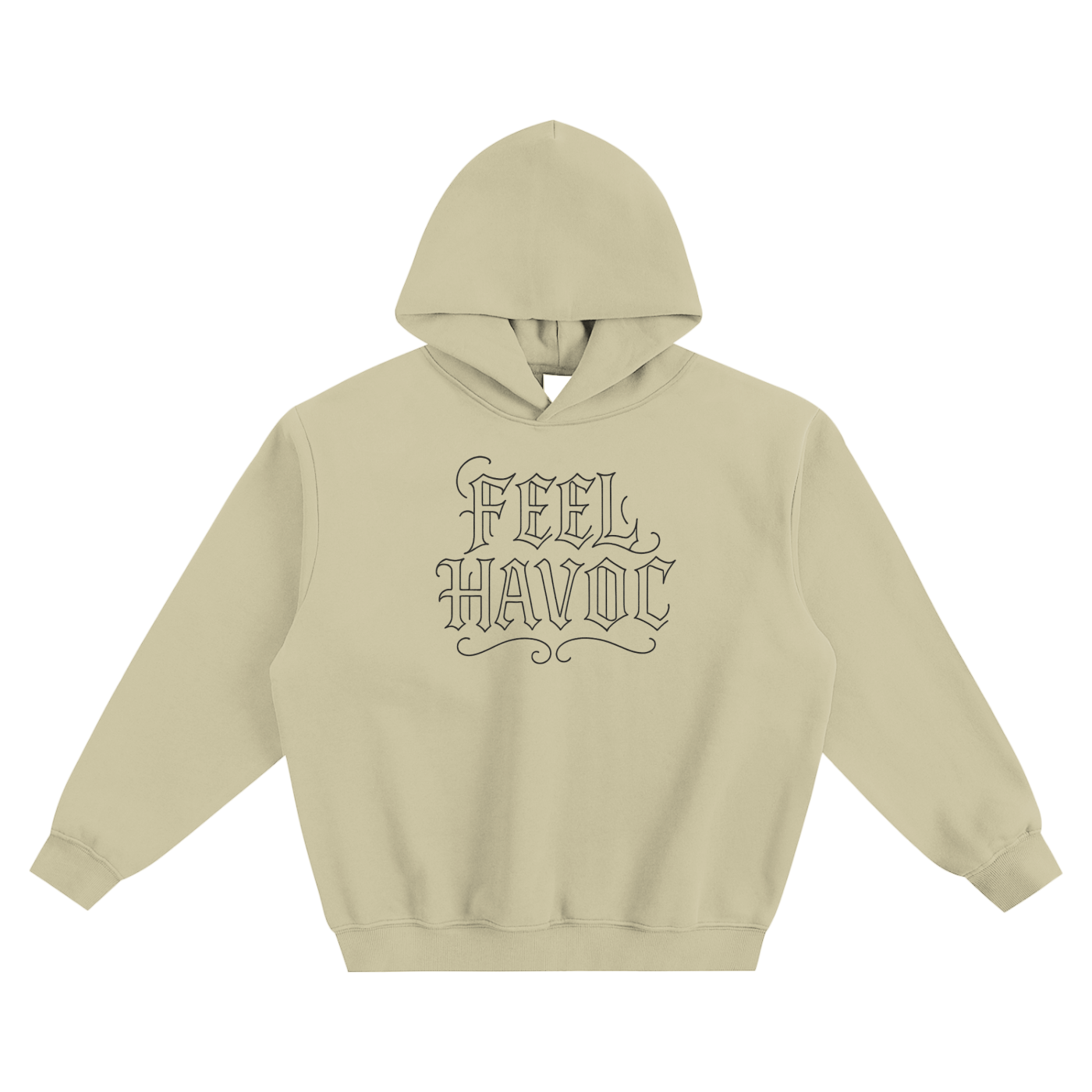 Fleeced Boxy Hoodie